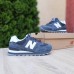 New Balance 574 темно сірі (біла N), Розмір 38