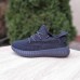 Adidas Yeezy Boost 350 черный полный рефлектив, Размер 38