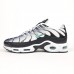 Nike Air Max Plus Sneakers TN белые с черным и салатовым, Размер 36