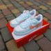 Nike Air Force 1 Shadow белые с бирюзой и пудрой, Размер 38
