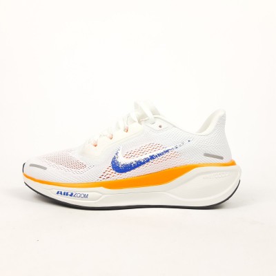 Nike Air Zoom Pegasus 41 білі з синім та помаранчевим, Розмір 38 Nike Air Zoom Pegasus 41 білі з синім та помаранчевим, Розмір 38