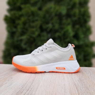 Adidas Cloudfoom серые с оранжевым, Размер 37 Adidas Cloudfoom серые с оранжевым, Размер 37