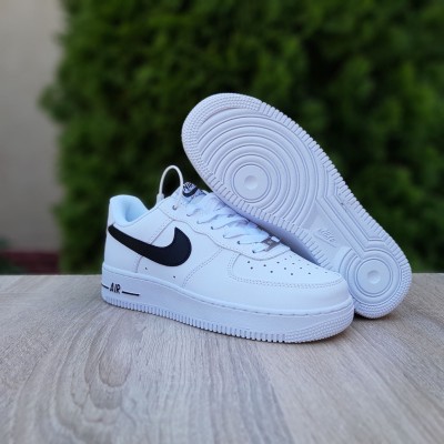 Nike AIR Force 1 білі з чорним, Розмір 39