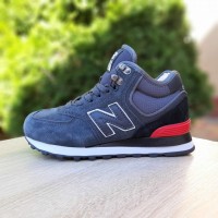 Nеw Balance 574 високі Сірі з червоним, Розмір 36