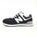 New Balance 574 чорні з білим, Розмір 45