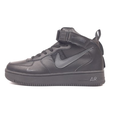 Nike Air Force 1 Mid '07 Triple Black черные высокие, Размер 43 Nike Air Force 1 Mid '07 Triple Black черные высокие, Размер 43
