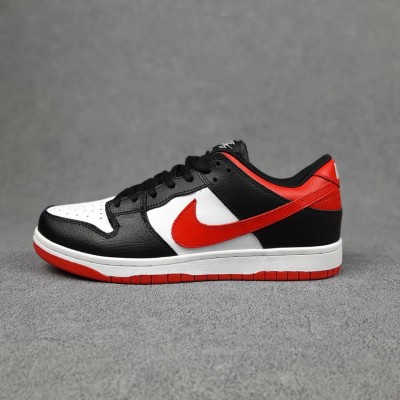 Nike SB Dunk Low Pro Белые с черным с красным, Размер 39