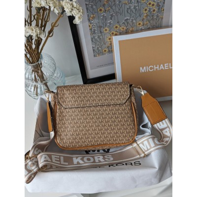 Сумка жіноча Michael Kors крос-боді 2 в 1 Майкл Корс бежевий