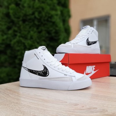 Nike Blazer Mid 77 білі з чорним, Розмір 36