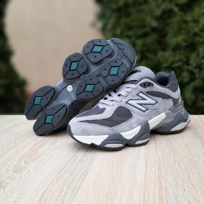 New Balance 9060 темно серые с серым, Размер 38