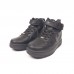 Nike Air Force 1 Mid '07 Triple Black чорні високі, Розмір 43