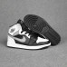 Nike Air Jordan 1 білі з чорним і сірим, Розмір 45