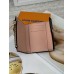 Женский кошелек Louis Vuitton коричневый + розовый конверт мини Луи Виттон