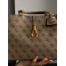 Сумка жіноча Guess James medium бежевий через плече Гесс Преміум