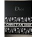Жіночий гаманець Christian Dior сірий великий з написом Діор
