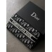 Жіночий гаманець Christian Dior сірий великий з написом Діор