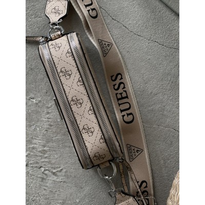 Сумка жіноча Guess 4G молочний Гесс крос-боді через плече