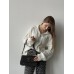Сумка женская Guess багет коричневый Гесс