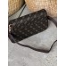 Сумка женская Guess багет коричневый Гесс