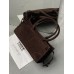 Сумка жіноча Prada Medium Suede Tote Bag через плече шоколад