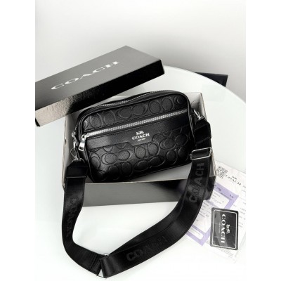 Чоловічі сумки месенджер Coach крос боді через плече чорний Коуч Чоловічі сумки месенджер Coach крос боді через плече чорний Коуч