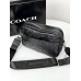 Чоловічі сумки месенджер Coach крос боді через плече чорний Коуч