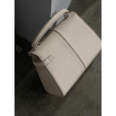 Сумка жіноча JW PEI Elise Large Top Handle Bag бежевий срібло через плече