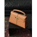 Сумка жіноча JW PEI Elise Large Top Handle Bag коричневий золото через плече