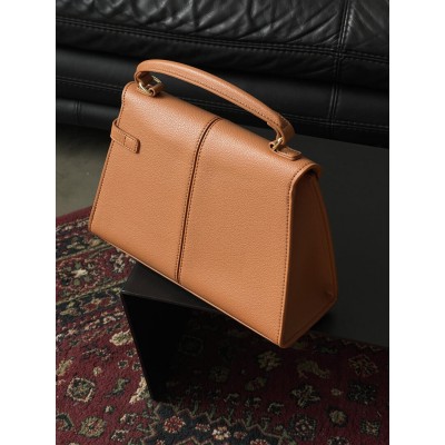 Сумка жіноча JW PEI Elise Large Top Handle Bag коричневий золото через плече