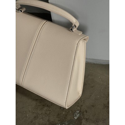 Сумка жіноча JW PEI Elise Large Top Handle Bag бежевий срібло міні через плече