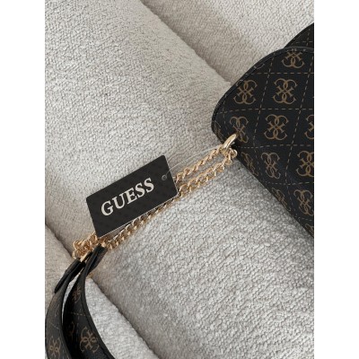Сумка жіноча Guess ECO ELEMENTS коричневий крос боді Гесс