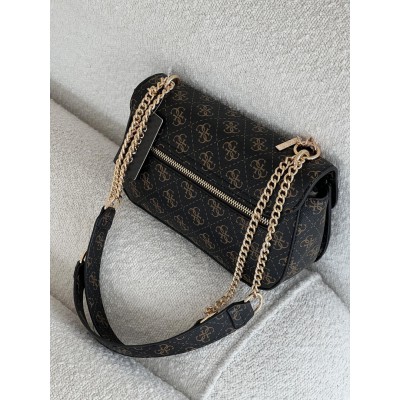 Сумка жіноча Guess ECO ELEMENTS коричневий крос боді Гесс