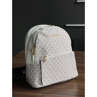 Женский рюкзак Michael Kors Kenly Medium Adina бело-пудровый Мишель Корс