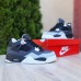 Nike Air Jordan 4 Чорні з сірим, Розмір 42