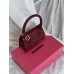 Сумка жіноча Jacquemus Le Chiquito Moyen Boucle Premium бордовий Жакмюс