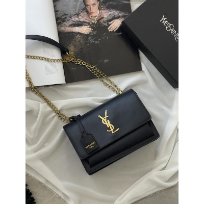 Женская сумка Yves Saint Laurent Sunset Medium YSL Ив Сен Лоран черный Женская сумка Yves Saint Laurent Sunset Medium YSL Ив Сен Лоран черный