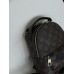 Женский рюкзак Louis Vuitton Palm Springs Mini коричневый + черный Луи Виттон