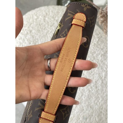Сумка Луї Вітон метис коричневий бежевий Louis Vuitton Pochette Metis