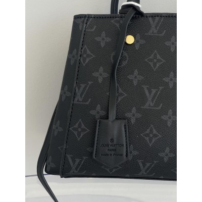 Сумка Louis Vuitton Montaigne Handbag in Monogram чорний крос боді Луї Віттон