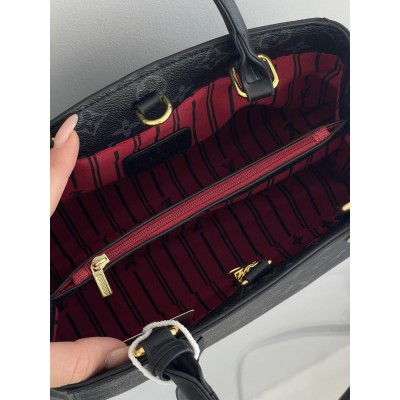 Сумка Louis Vuitton Montaigne Handbag in Monogram чорний крос боді Луї Віттон