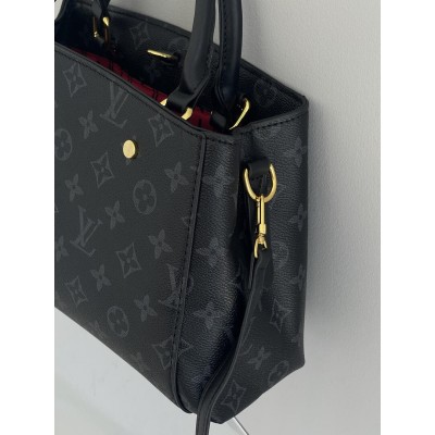 Сумка Louis Vuitton Montaigne Handbag in Monogram чорний крос боді Луї Віттон