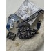 Жіноча сумка сідло Крістіан Діор синій. Подарунковий набір Dior Saddle жіночий 4 предмети