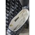Жіноча сумка сідло Крістіан Діор синій. Подарунковий набір Dior Saddle жіночий 4 предмети
