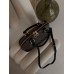 Жіноча сумка Louis Vuitton Alma BB коричневий + чорний через плече Луї Віттон Альма