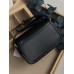 Жіноча сумка клатч Yves Saint Laurent Solferino medium leather shoulder bag YSL чорний Ів Сен Лоран