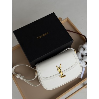 Жіноча сумка клатч Yves Saint Laurent Solferino medium leather shoulder bag YSL білий Ів Сен Лоран Жіноча сумка клатч Yves Saint Laurent Solferino medium leather shoulder bag YSL білий Ів Сен Лоран
