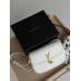 Жіноча сумка клатч Yves Saint Laurent Solferino medium leather shoulder bag YSL білий Ів Сен Лоран