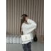 Жіноча сумка клатч Yves Saint Laurent Solferino medium leather shoulder bag YSL білий Ів Сен Лоран