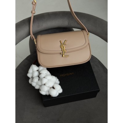 Жіноча сумка клатч Yves Saint Laurent Solferino medium leather shoulder bag YSL бежевий Ів Сен Лоран Жіноча сумка клатч Yves Saint Laurent Solferino medium leather shoulder bag YSL бежевий Ів Сен Лоран