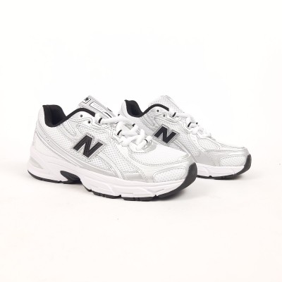 New balance 740 белые с черным и серебром SN, Размер 41